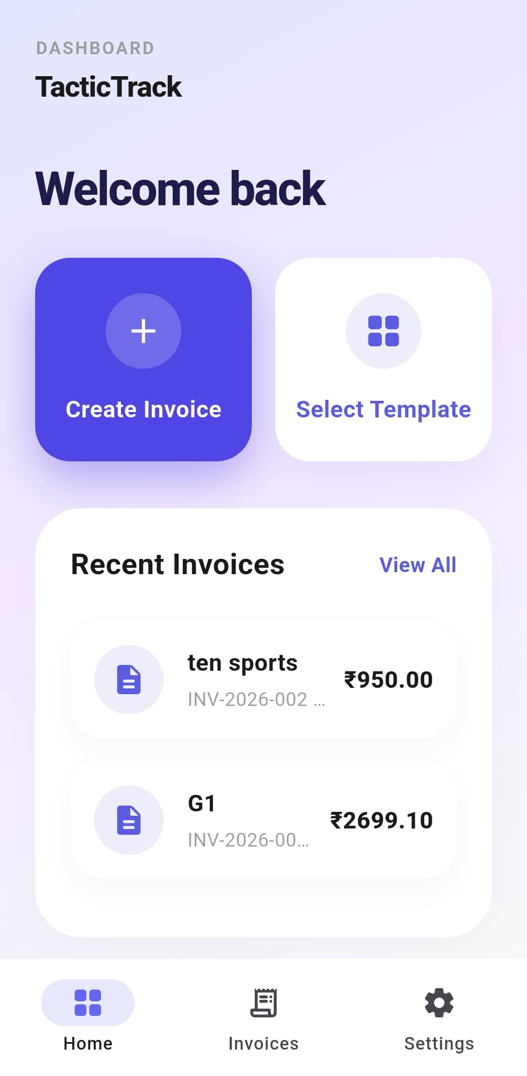 Invoice Generator screenshot 2