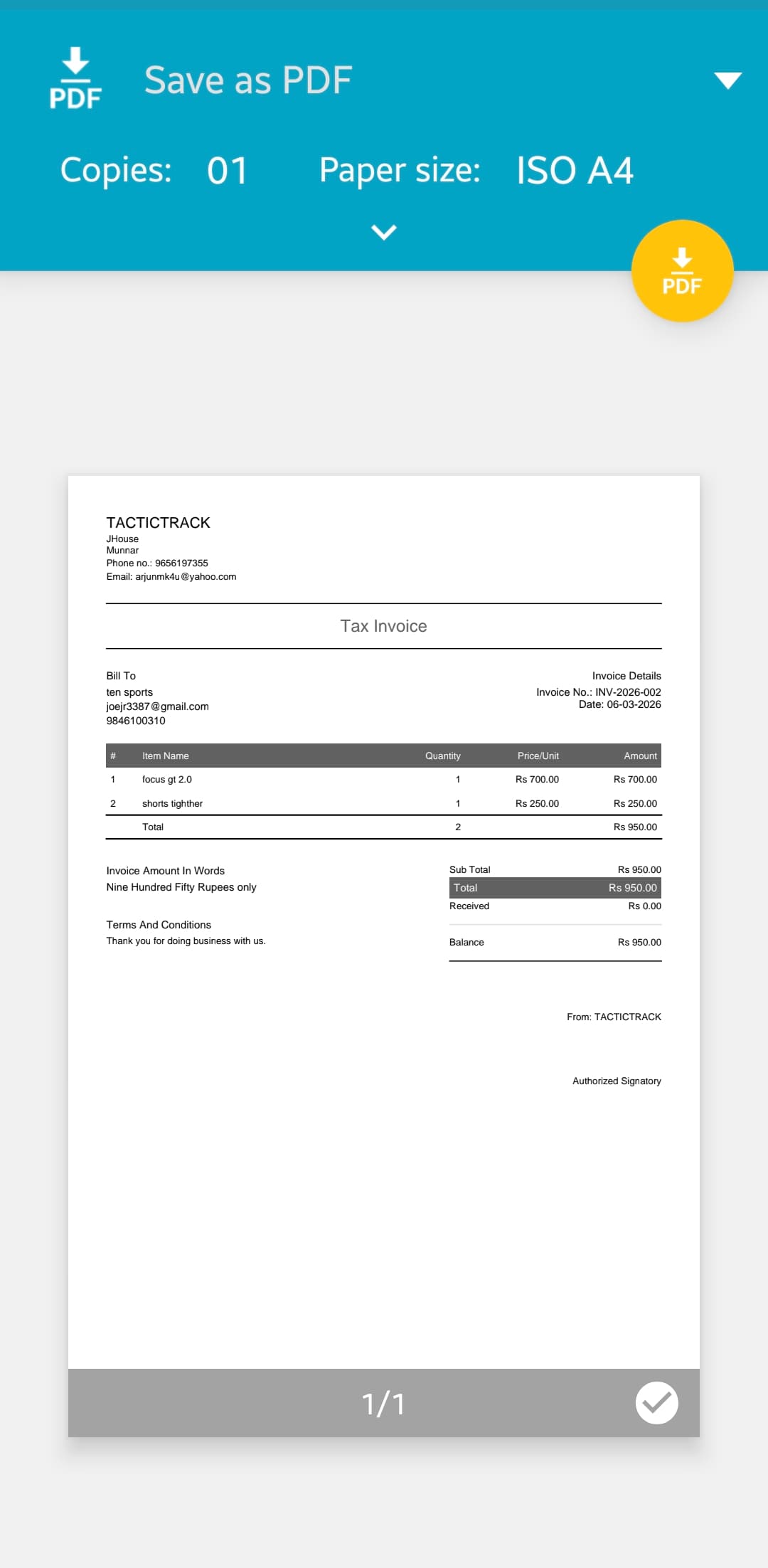 Invoice Generator screenshot 6