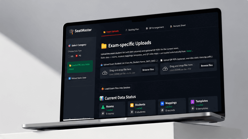 SeatMaster - Operational Automation interface showcase